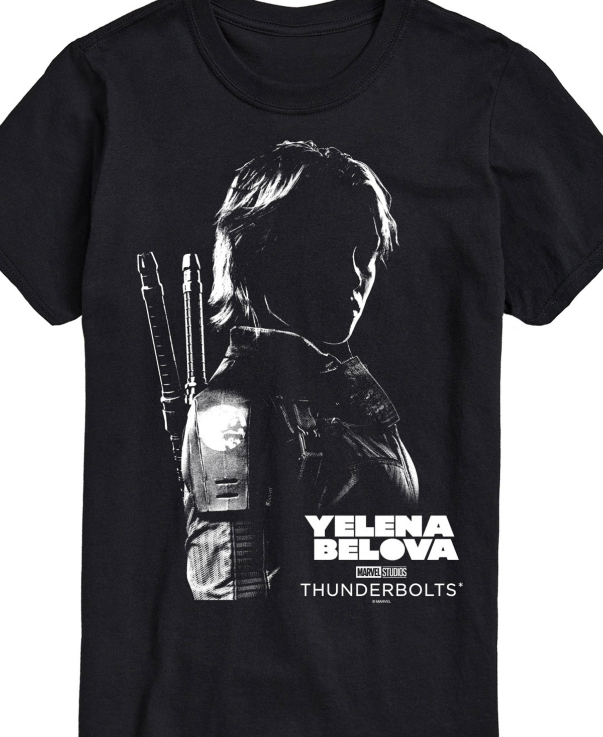 Airwaves Men's Marvel Thunderbolts Yelena Belova Short Sleeve T-shirt In Black