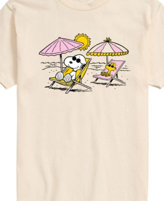 Men's Peanuts Snoopy Beach Day Short Sleeve T-Shirt