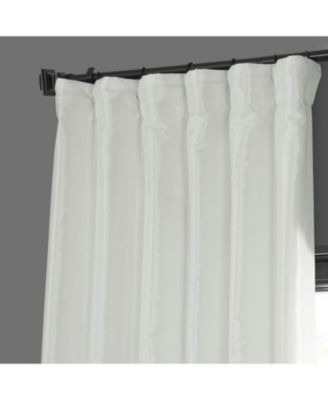 Faux Silk Taffeta Blackout Curtain