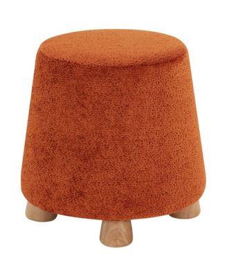 Denison Round Chenille Ottoman