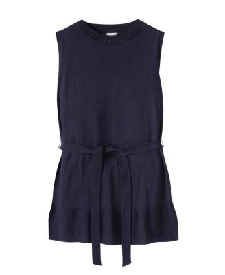Women's Fine Knit Sleeveless Tunic