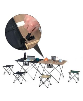 Camping Table Folding Table Small Camping Folding Table Folding Dining Table Outdoor Portable Picnic Table Hiking Trip Camping Garden