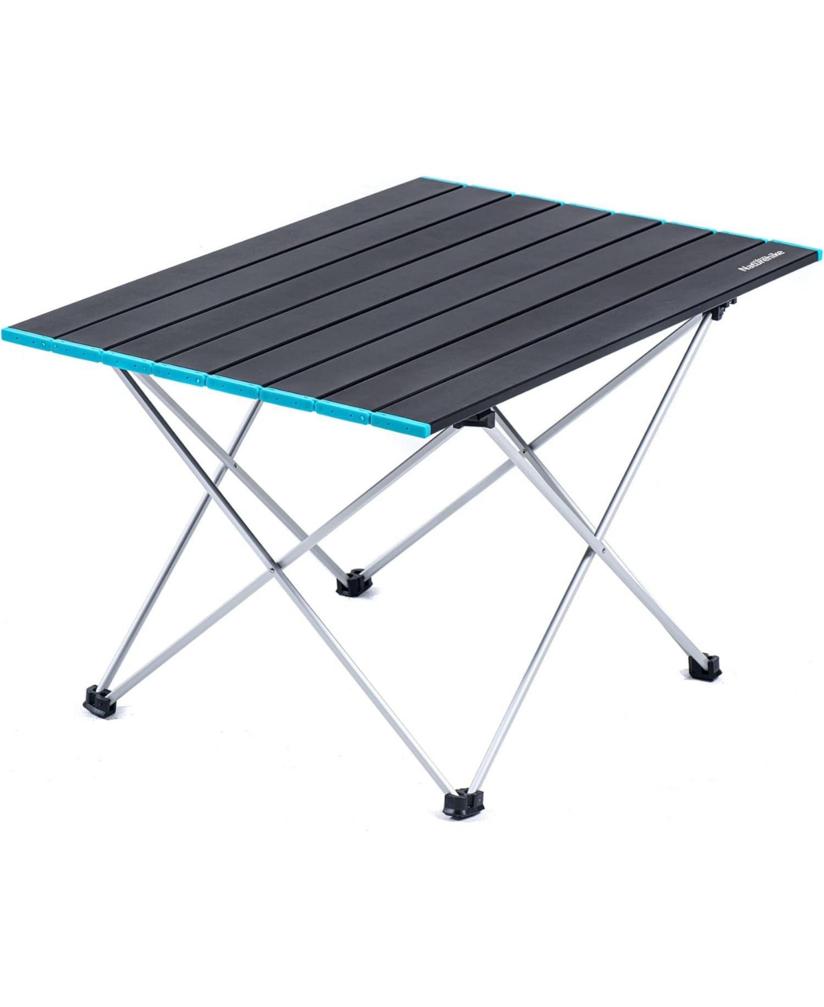 FT08 Portable Camping Table, Ultralight Aluminum Folding Beach Table with Carry Bag for Outdoor Cooking, Picnic, Camp, Boat, Travel - Dark