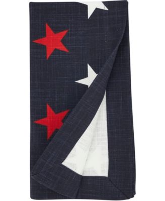 Patriotic Americana Stars Cotton Napkins, 20" x 20"
