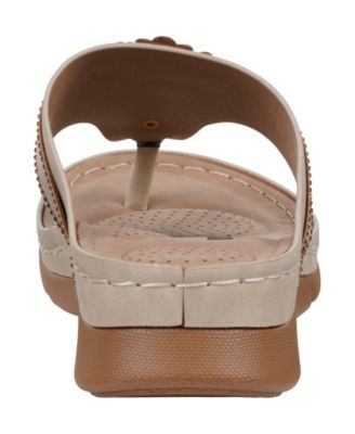 Women's Vickie Flower Thong Flat Sandals