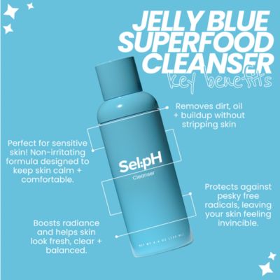 Jelly Blue Superfood Cleanser - 120ml