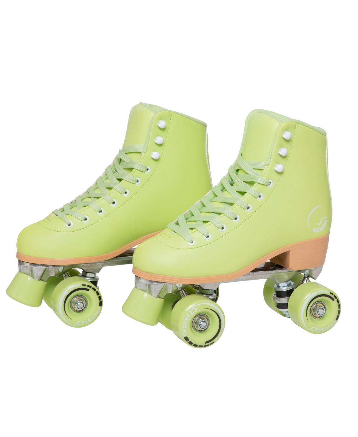 Forget Me Not Quad Roller Skates (Matcha, Women's 6 / Youth 5 / Men's 5) - Matcha