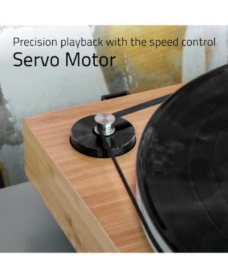 RT85 High-Fidelity Vinyl Turntable with Ortofon 2M Blue Cartridge, Acrylic Platter, Speed Control, and Vibration Isolation