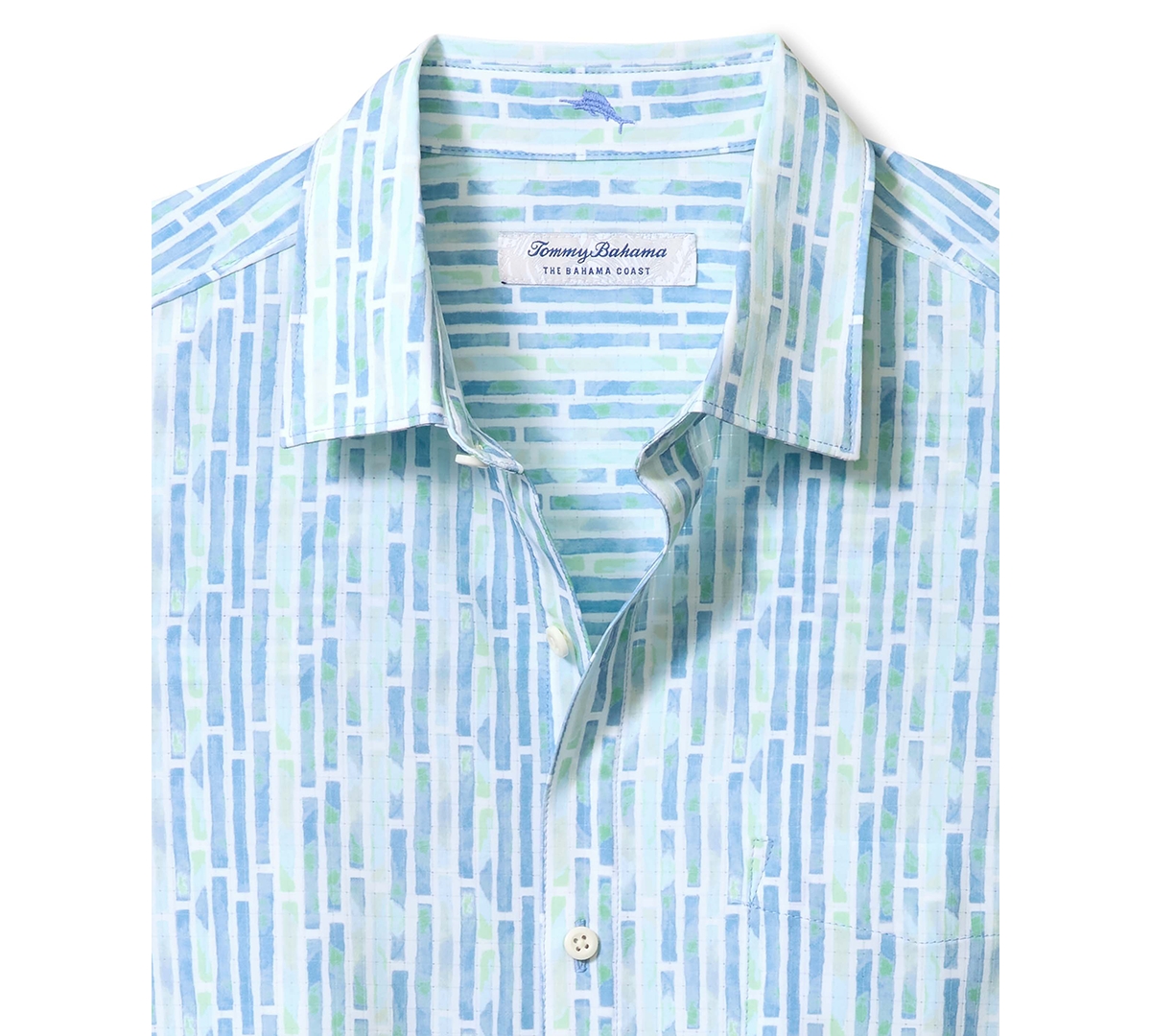 Tommy Bahama Men's Bahama Coast Termini Tiles Short Sleeve Shirt In Multi