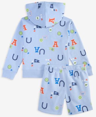 Toddler Boys 2T-4T 2-Pc. Soft Fleece Printed Set, Exclusively at Macy's
