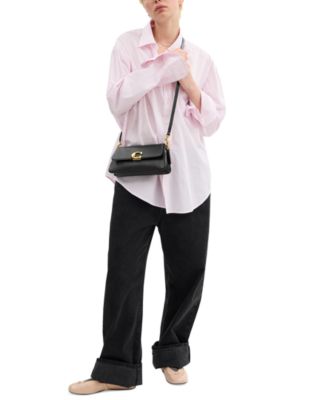 Jet Small Leather Shoulder Bag