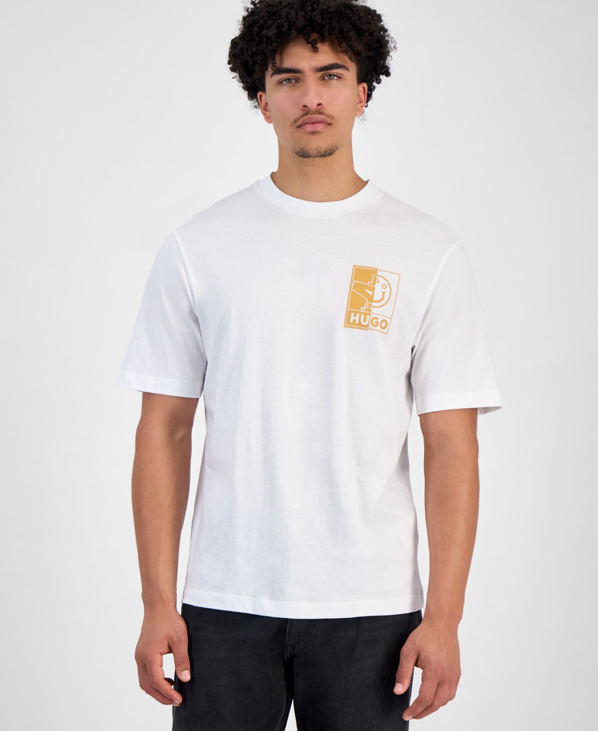 Hugo by Hugo Boss Men's Logo Graphic T-Shirt - White