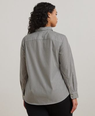 Plus-Size Easy Care Cotton Shirt