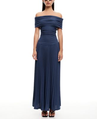 Lioness - Women's Field Of Dreams Off-The-Shoulder Maxi Dress