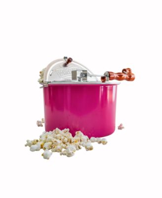 Wabash Valley Farms - Pink Whirley Pop Stove Top Popcorn Popper, 2 Piece Set