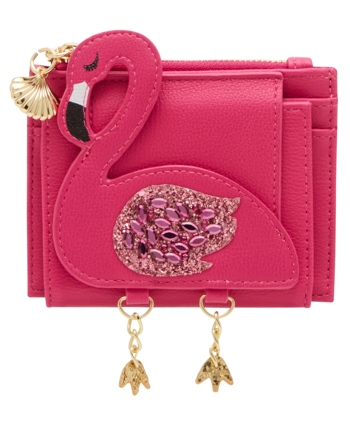 BETSEY JOHNSON HOT AS FLOCK BIFOLD WALLET 