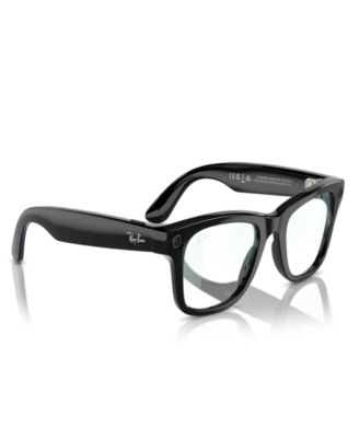 Unisex AI Meta Gen1 Wayfarer Blue Light Glasses, RW4006