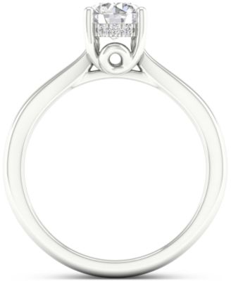 Diamond Hidden Halo Engagement Ring (3/4 ct. t.w.) in 14k White Gold