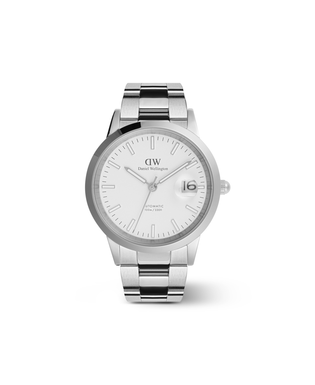 Unisex Automatic Silver-Tone Stainless Steel Watch, 40mm - Silver-Tone