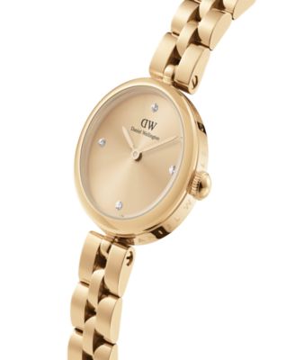 Unisex Analog Gold-Tone Stainless Steel Watch, 22mm