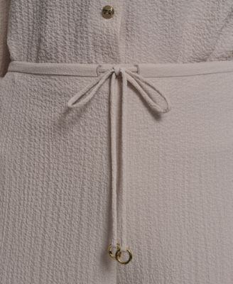 Women's Drawstring Pull-On Wide-Leg Pants