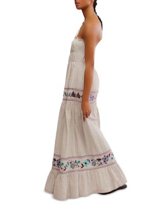 Women's Kalani Striped Cotton Maxi Dress