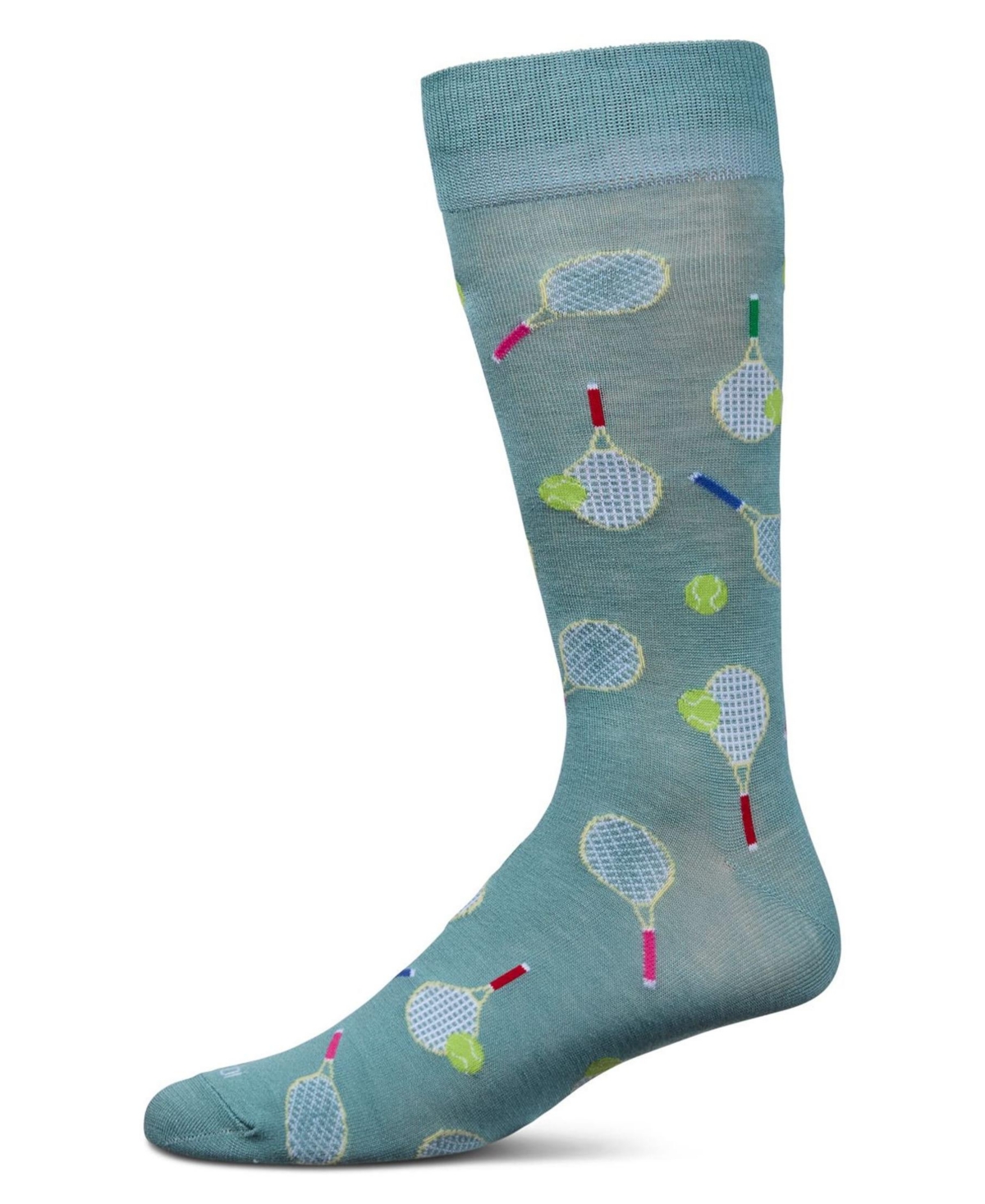 Men's Tennis Rayon Crew Socks - Dusty green