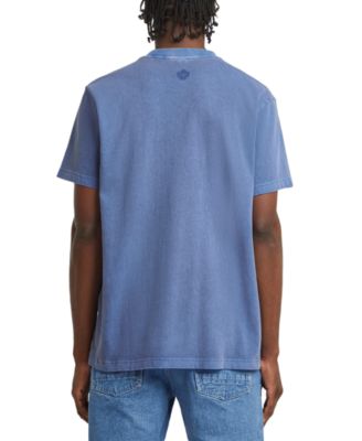 Men's Relaxed Fit Short Sleeve Overdyed Logo T-Shirt