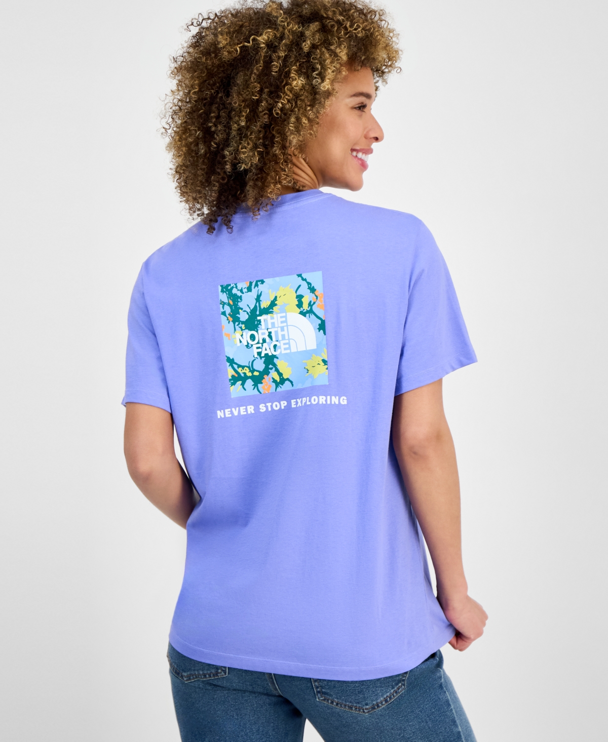 THE NORTH FACE WOMEN'S COTTON CORE FLOWER GRAPHIC T-SHIRT 