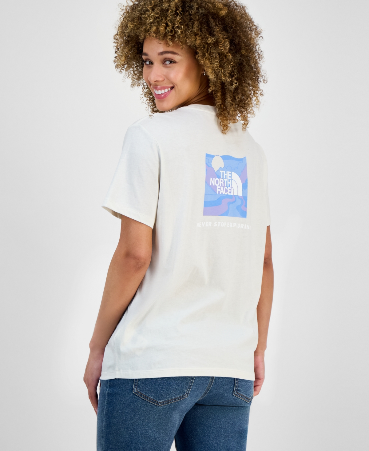 THE NORTH FACE WOMEN'S OUTDOOR VALLEY COTTON GRAPHIC T-SHIRT 