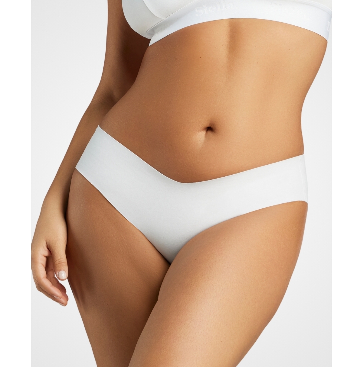 Women's Organic Cotton No-Show Bikini - Beach beige