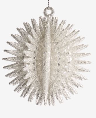 Christmas Glitter Sparkling Spike Ball Ornament, Macy's Exclusive