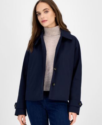 Women's Short Single-Breasted Trench Coat, Exclusively at Macy's