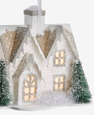 Enchanted Emerald Light-Up House Ornament, Macy's Exclusive