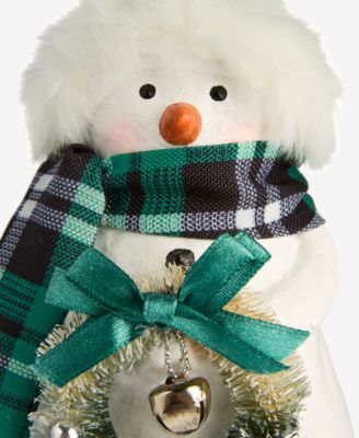 Enchanted Emerald Snowman Ornament, Macy's Exclusive