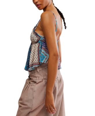 Women's Alix Printed V-Neck Sleeveless Top