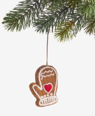 Holiday Lane - Gingerbread Village Gingerbread Mitten Ornament
