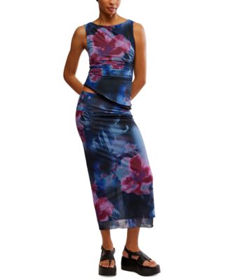 Free People - Women's Sunset Mesh Maxi Skirt