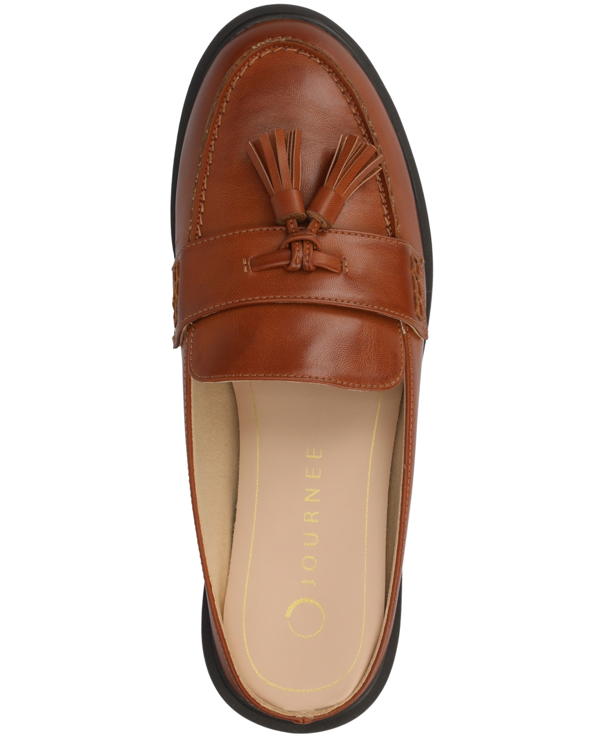 Journee Collection Women's Azura Tassel Round Toe Comfort Mule Loafer