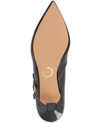 Women's Carnation Pointed Toe Mary Jane Pumps