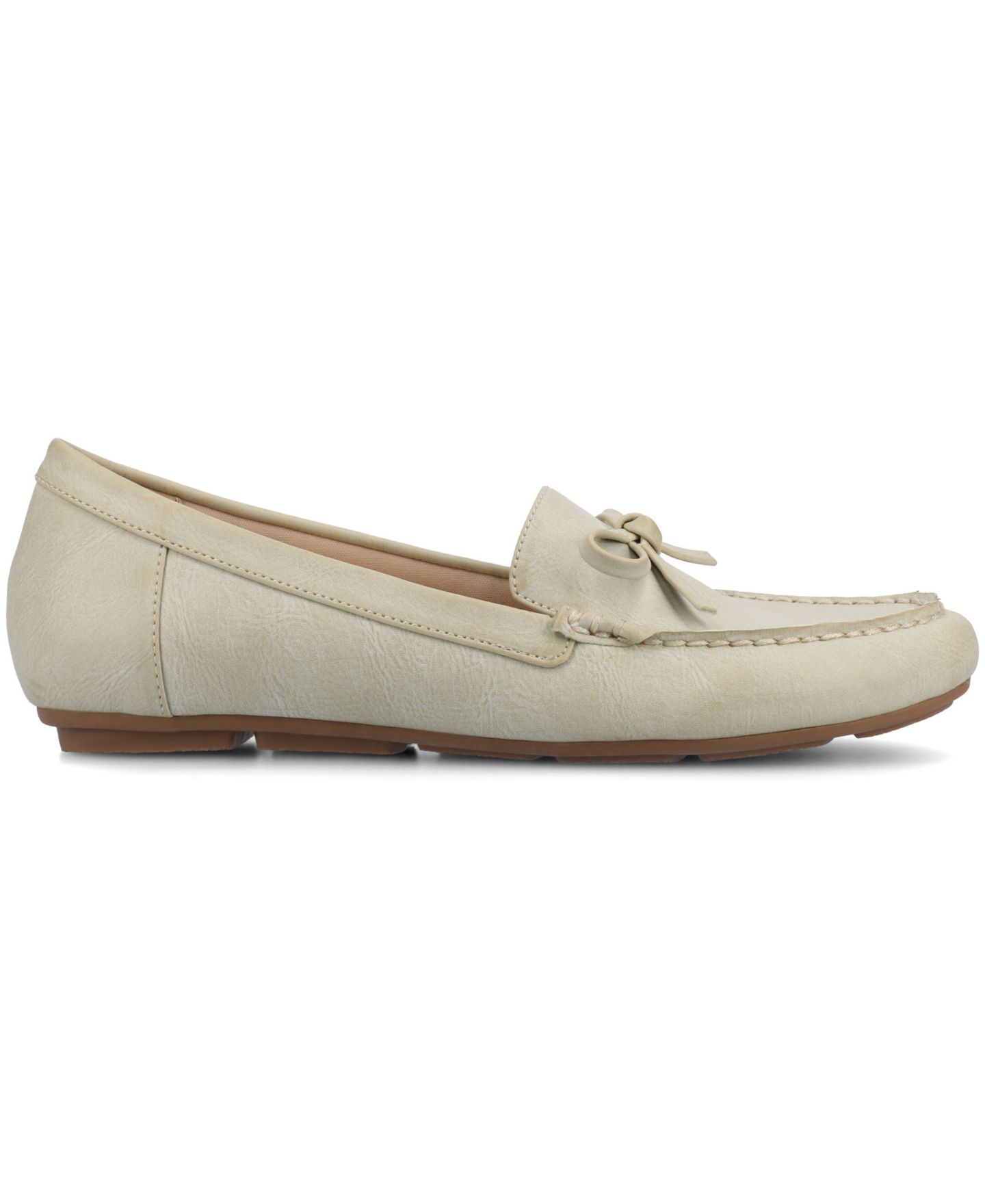 Женские туфли Journee Collection Novella Moc Toe, цвет: Бежевый — фото 2