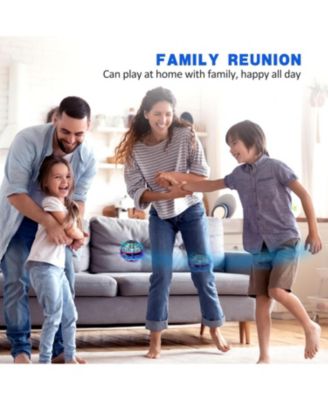 2024 Flying Orb Ball Toy – Boomerang Hover Ball with RGB Lights, Hand-Controlled Drone for Kids & Adults (Blue)