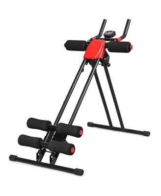 Abdominal Crunch Machine with LCD Monitor – Home Gym Equipment for Targeted Core Workouts