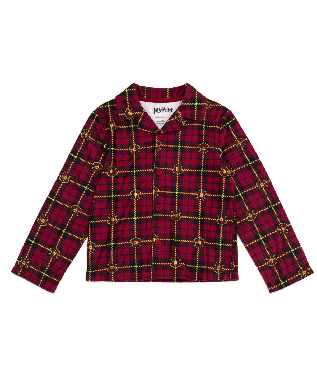 Harry Potter Boys Pajama Shirt and Pants Sleep Set to