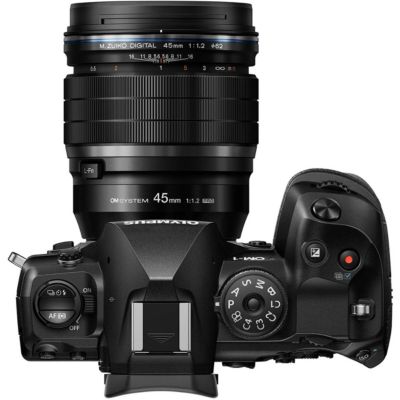 M.Zuiko Digital ED 45mm f/1.2 PRO Lens for Micro Four Thirds, Black