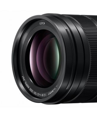 LUMIX G Leica DG Vario-Elmarit 50-200mm f/2.8-4 Aspherical Lens for Micro Four Thirds, Bundle with Takama 3-Section Aluminum Video Tripod