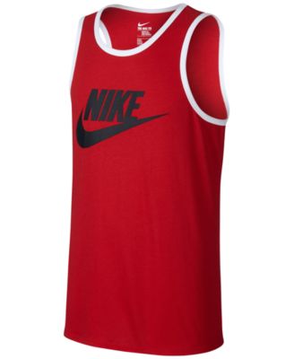red and white nike tank top