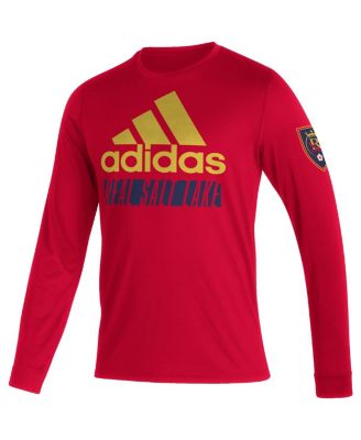 Men's Red Real Salt Lake Vintage Performance Long Sleeve T-Shirt