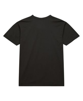 Men's Black Chicago Bulls Hardwood Classics Deconstructed T-Shirt