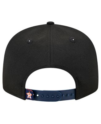 Men's Black Houston Astros Splatter 9FIFTY Snapback Hat